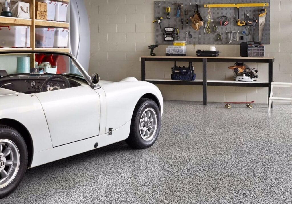 flake 6 landscape Epoxy flooring